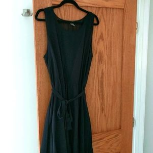 H&M size 18 black viscose dress new